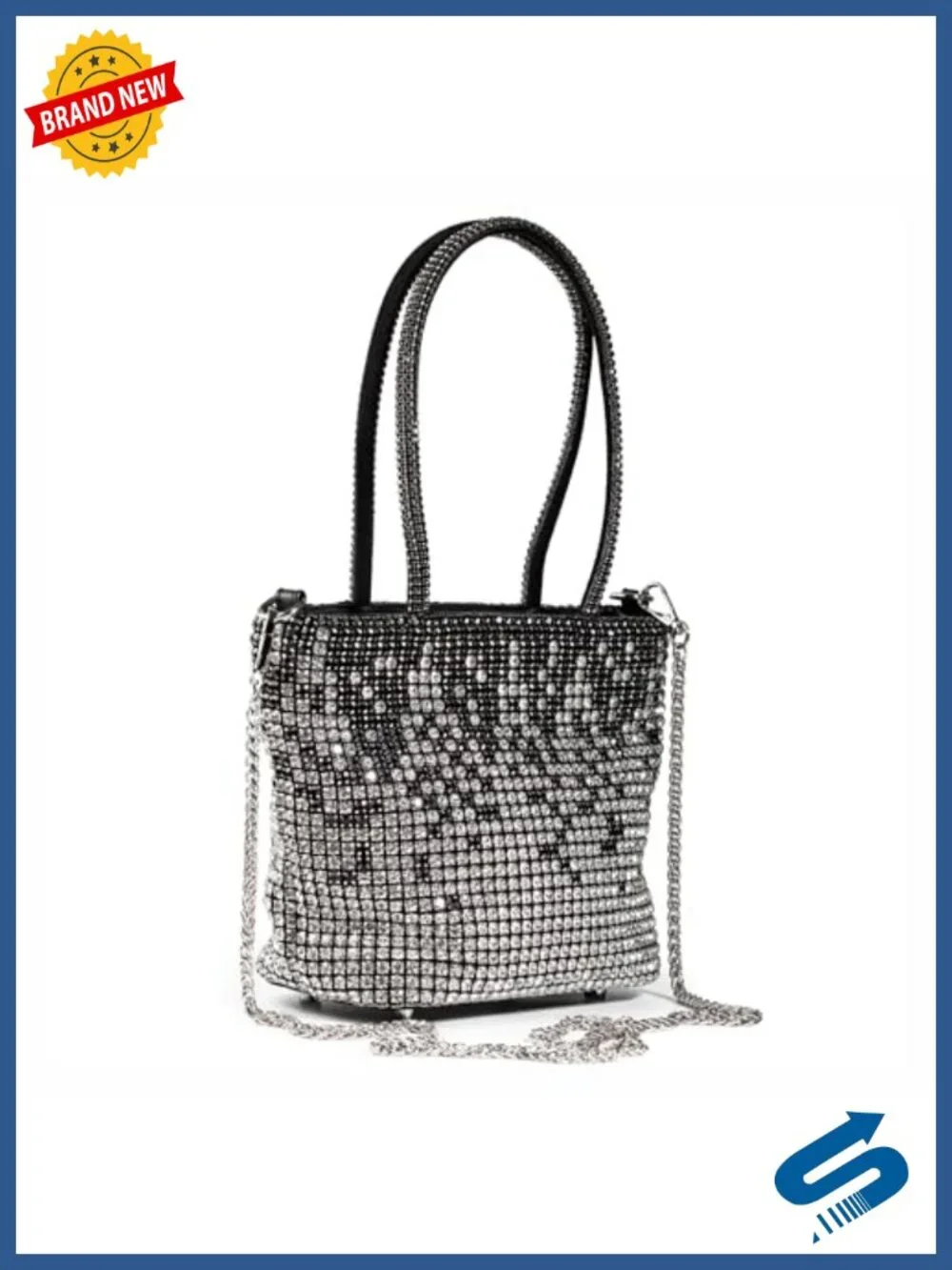 Crystal Rhinestone Evening Bag Handbag Crossbody Clutch Tote Wedding Party